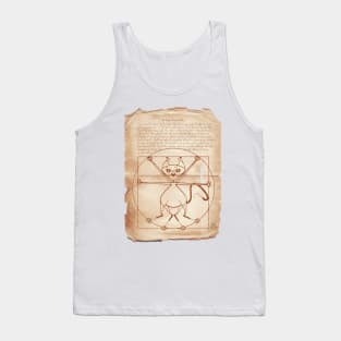 KINKY KITTY - The Kinky Vitruvian Kitty Tank Top